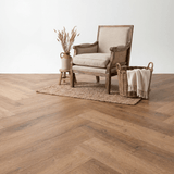 Lux Tenebrae Visgraat Warm Oak Plak PVC - Vloerenbeer