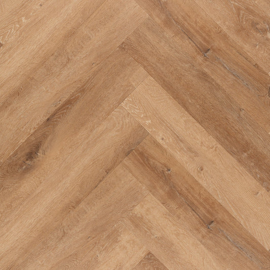 Lux Tenebrae Visgraat Warm Oak Plak PVC - Vloerenbeer