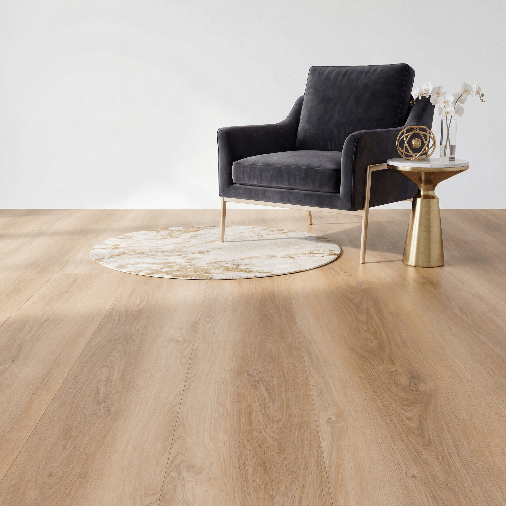 Madera Rechte Plank Natural Plak PVC - Vloerenbeer
