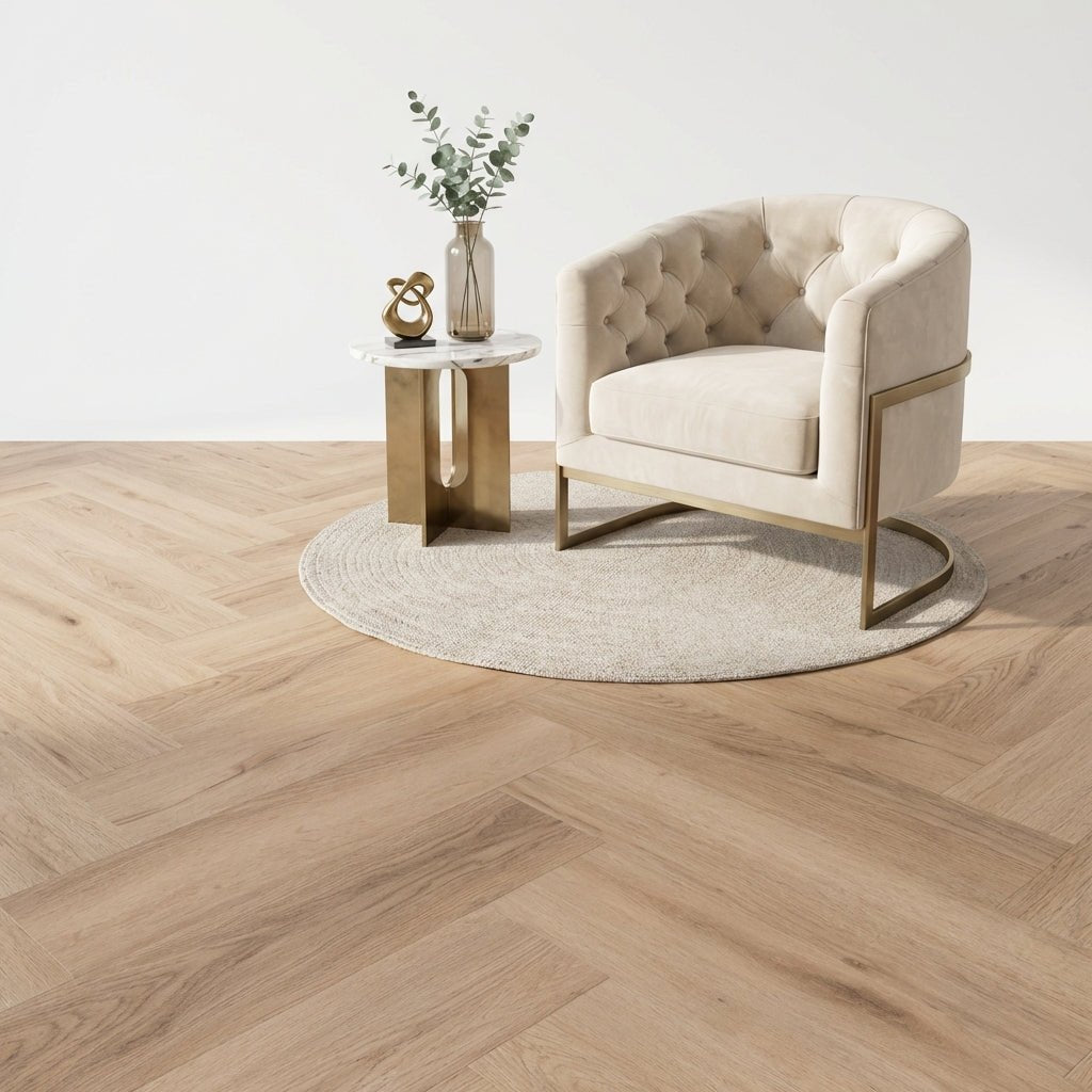Madera Visgraat Smoky Plak PVC - Vloerenbeer