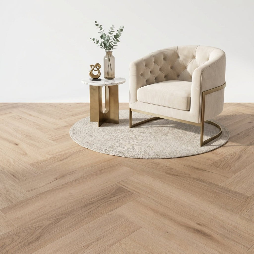 Madera Visgraat Smoky Plak PVC - Vloerenbeer