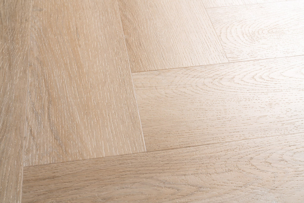Madera Visgraat White Wash Smoky Plak PVC - Vloerenbeer