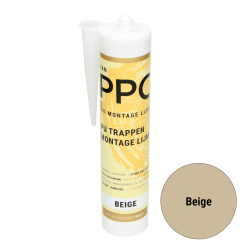 Montagekit voor trappen Beige 300ml - Vloerenbeer