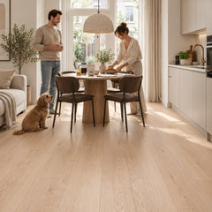Natura Rechte Plank Beige Oak Click PVC - Vloerenbeer
