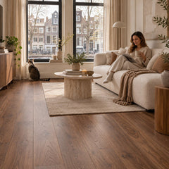 Natura Rechte Plank Dark Oak Click PVC - Vloerenbeer