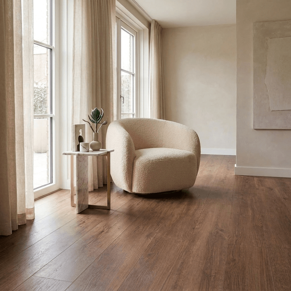 Natura Rechte Plank Dark Oak Click PVC - Vloerenbeer