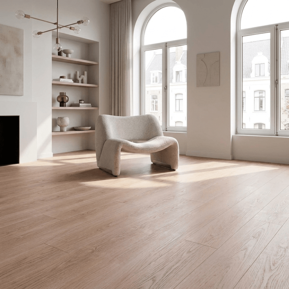 Natura Rechte Plank Light Oak Click PVC - Vloerenbeer