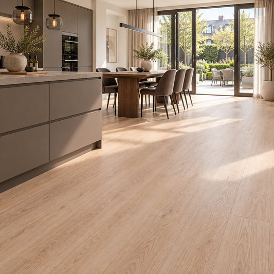 Natura Rechte Plank Light Oak Click PVC - Vloerenbeer