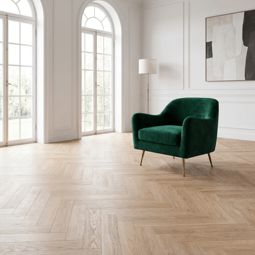 Natura Visgraat Light Oak Klik PVC - Vloerenbeer