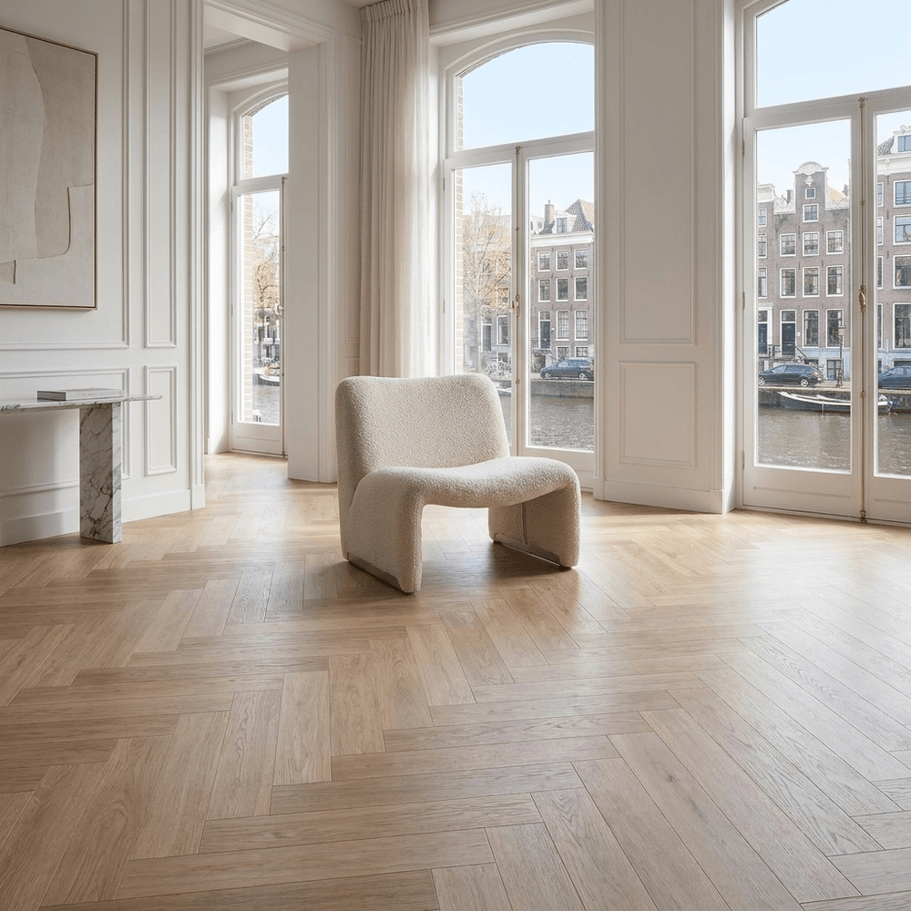 Natura Visgraat Warm Oak Klik PVC - Vloerenbeer
