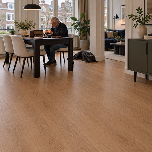 Pure Rechte Plank Natural Plak PVC - Vloerenbeer