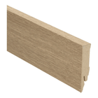 Rechte foliepl 70x14 fijngestreept eiken naturel