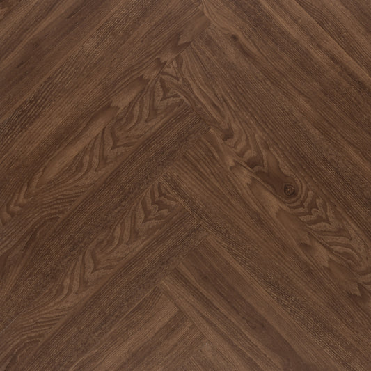 Reverie Chevrons Chêne Foncé PVC Clipsable