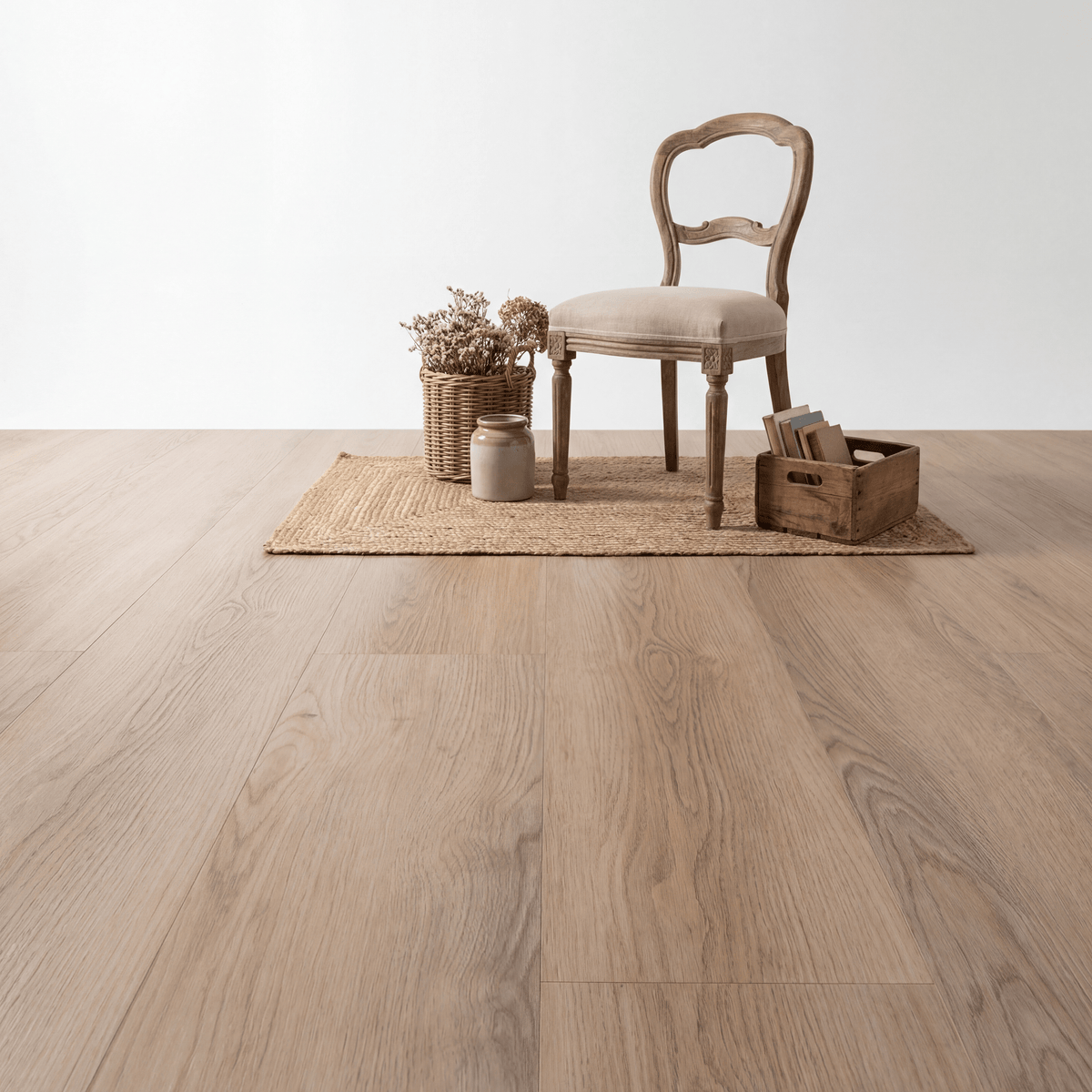 Reverie Rechte Plank Beige Oak Klik PVC - Vloerenbeer