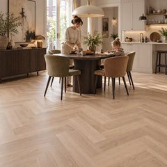 PVC à coller Altessa Chevrons Naturel interieur
