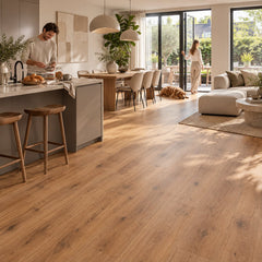 Dunea Rechte Plank Warm Oak Klik PVC interieur